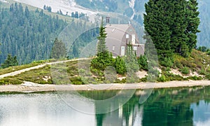 Elfin lake Mountain cabin