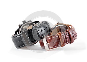Elgant watch leather strapes