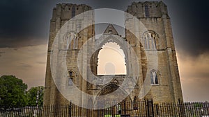 The Elgin Cathedral  in Scotland