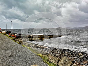 Elgol Pier View on the isle of Skye, Scotland