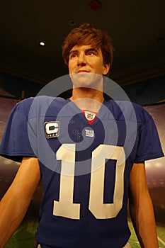 Eli Manning Wax Figure