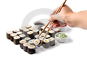 Elicious Peace of Sushi Rolls in Stick