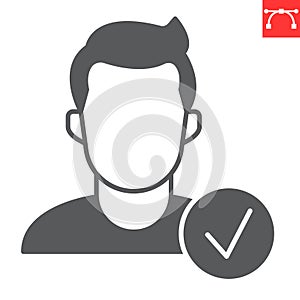 Eligibility glyph icon