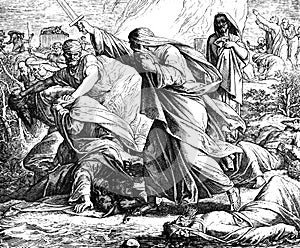 Elijah Kills Prophets of Baal photo