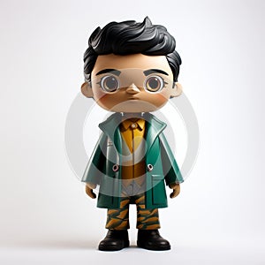 Elijah Vinyl Toy By Jojo Simpson X Kidrobot: Green Academia Style