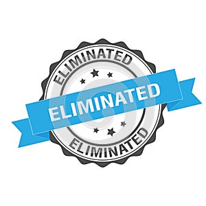 Eliminated stamp illustration