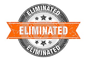 eliminated stamp