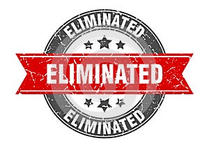 eliminated stamp