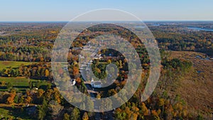 Eliot town aerial view, Maine, USA