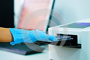 ELISA plate to measure OD with microplate reader.