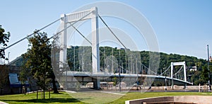 The Elisabeth Bridge in Budapest, Hungary