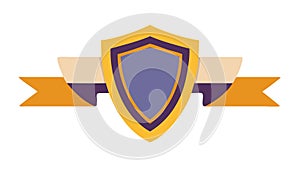 Elite Guard Shield Emblem Vector, vector design Generative AI