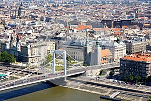 Elizabeth bridge, Budapest, Hungary