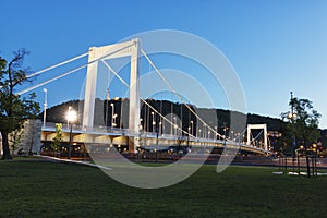 Elizabeth Bridge in the evening, Budapest