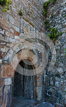 Elizabeth castle - ornate door - Jersey