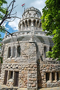 Elizabeth Lookout tower on Janos Hill (Janos-hegy) in Budapest, Hungary