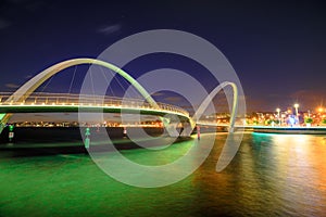 Elizabeth Quay Bridge night