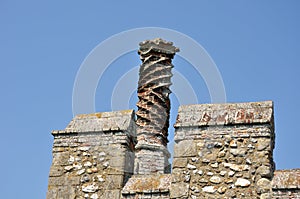 Elizabethan Chimney on castle