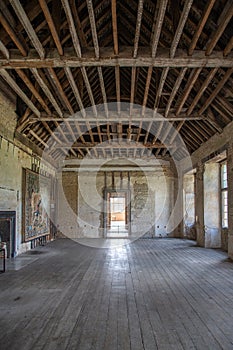 Elizabethan country house, Kirby Hall Great Hall photo