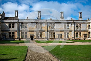 Elizabethan country house, Kirby Hall Northamptonshire England