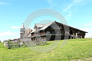 Elizarov`s house in Kizhi Museum-reserve