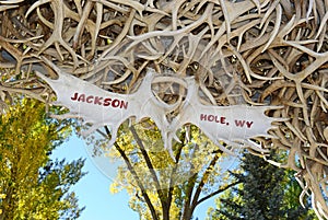 Elk Antler Arch, Jackson Hole Wyoming