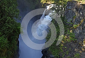Elk Falls Campbell River high angle view photo