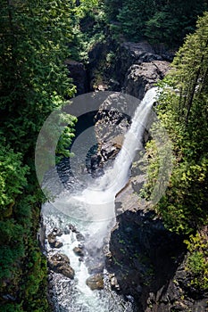 Elk River Falls View from the Suspension Bridge