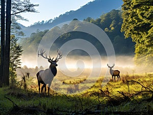 Elk Wildlife Photography in Great Smoky Mountains