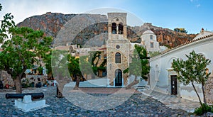 Elkomenos Christos church in Greek town Monemvasia