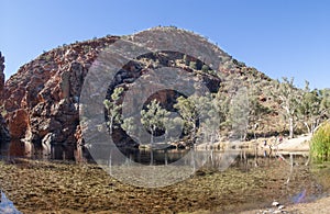 Ellery Creek big hole gorge in the Northern Territory.