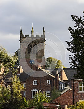 Ellesmere Shropshire Parish Church tower