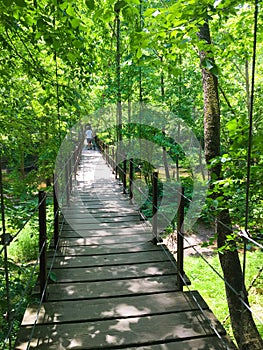 Hanging Bridge at Patapsco State Park in Maryland