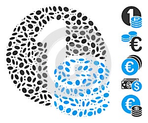 Ellipse Mosaic Rouble Coins