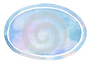 Ellipse watercolor painted background.