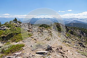 Ellis Peak summit, Tahoe National Forest, California