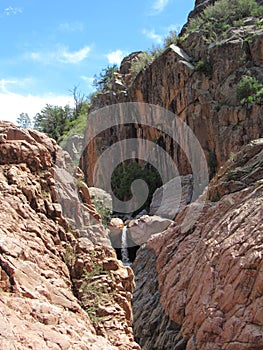 Ellison Creek waterfall in Arizona photo