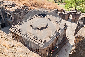 Ellora Cave 15 Cave in Ellora, Maharasthra state, Ind