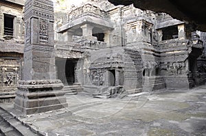 Ellora Cave temple India photo