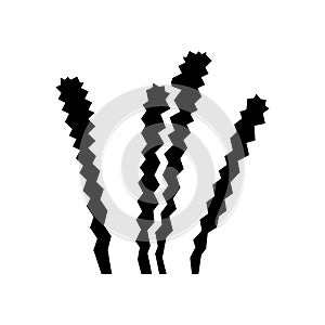 elodea densa glyph icon vector illustration photo