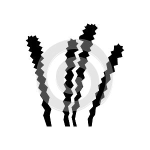 elodea densa glyph icon vector illustration photo