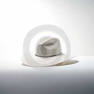 Elongated White Cowboy Hat: A Conceptual Simplicity In Art