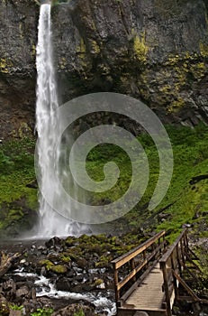 Elowah Falls in Summer