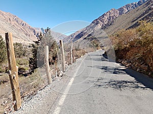 Elqui Valley in northern Chile. Wine Grape Farmland