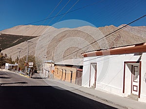 Elqui Valley in northern Chile. Wine Grape Farmland