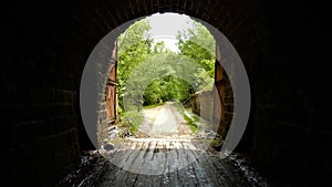 Past the Alcoves to Daylight at the Wilton Tunnel photo