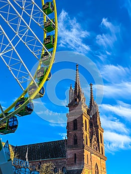 Twin towers of Basel's Minster