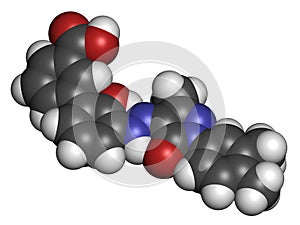 Eltrombopag thrombocytopenia (low blood platelet count) drug molecule photo