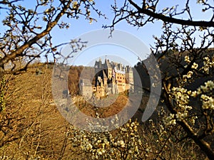 Eltz Castle in spring in Germany