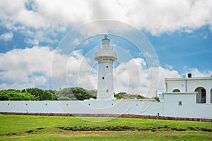 Eluanbi lighthouse at kenting township, pingtung